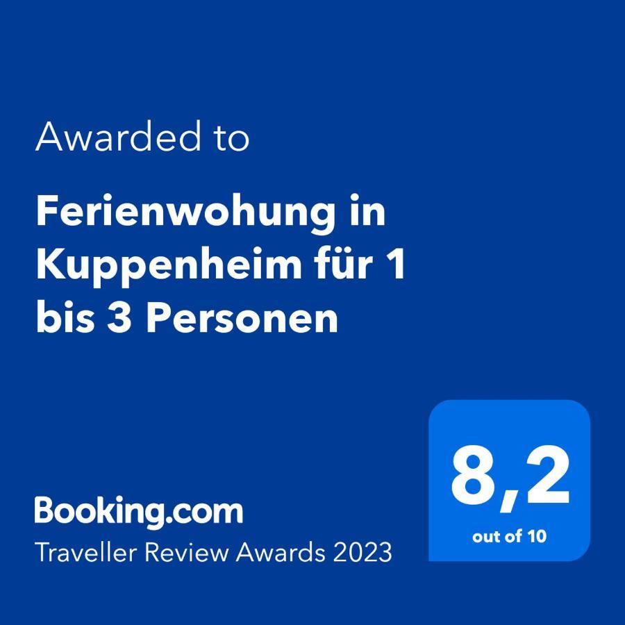 Apartamento Ferienwohung in Kuppenheim für 1 bis 3 Personen Exterior foto